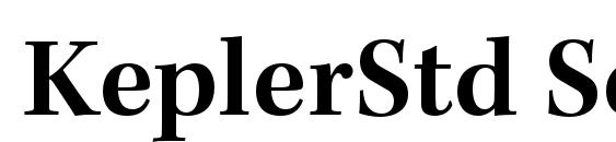 шрифт KeplerStd Semibold, бесплатный шрифт KeplerStd Semibold, предварительный просмотр шрифта KeplerStd Semibold
