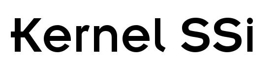 шрифт Kernel SSi, бесплатный шрифт Kernel SSi, предварительный просмотр шрифта Kernel SSi