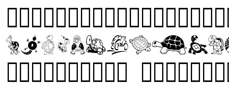 glyphs Keyas turtles font, сharacters Keyas turtles font, symbols Keyas turtles font, character map Keyas turtles font, preview Keyas turtles font, abc Keyas turtles font, Keyas turtles font