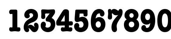 Keyboard Condensed SSi Bold Condensed Font, Number Fonts