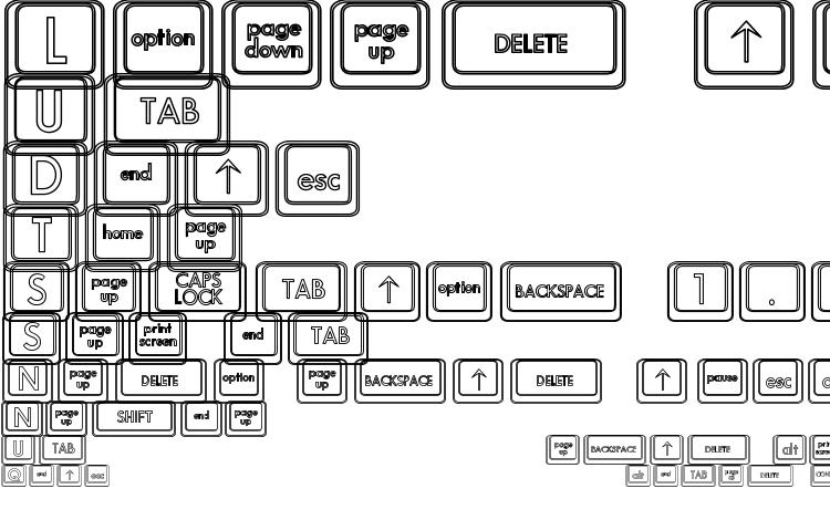 specimens Keyboard KeysHo Hollow font, sample Keyboard KeysHo Hollow font, an example of writing Keyboard KeysHo Hollow font, review Keyboard KeysHo Hollow font, preview Keyboard KeysHo Hollow font, Keyboard KeysHo Hollow font