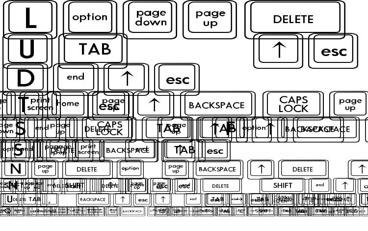 specimens Keyboard KeysWd Wide font, sample Keyboard KeysWd Wide font, an example of writing Keyboard KeysWd Wide font, review Keyboard KeysWd Wide font, preview Keyboard KeysWd Wide font, Keyboard KeysWd Wide font