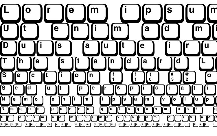 specimens Keyboard1c font, sample Keyboard1c font, an example of writing Keyboard1c font, review Keyboard1c font, preview Keyboard1c font, Keyboard1c font