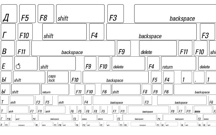 specimens Keyfontrussian font, sample Keyfontrussian font, an example of writing Keyfontrussian font, review Keyfontrussian font, preview Keyfontrussian font, Keyfontrussian font