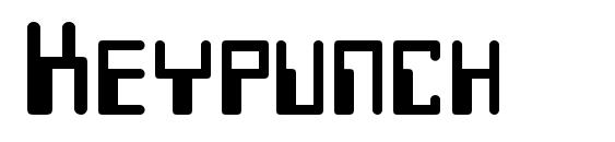 Keypunch Font, PC Fonts