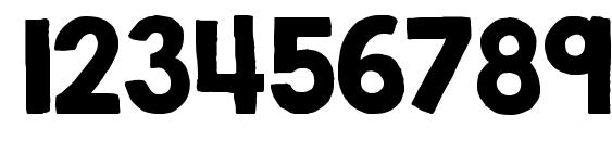 KG Second Chances Solid Font, Number Fonts