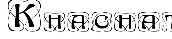 Khachaturian Capitals font, free Khachaturian Capitals font, preview Khachaturian Capitals font