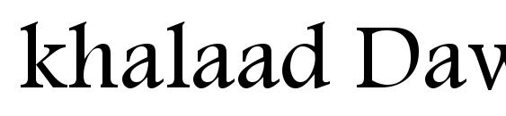 шрифт khalaad Dawlat, бесплатный шрифт khalaad Dawlat, предварительный просмотр шрифта khalaad Dawlat