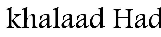 khalaad Hadeel font, free khalaad Hadeel font, preview khalaad Hadeel font