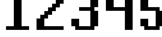 Kharon4a bold Font, Number Fonts