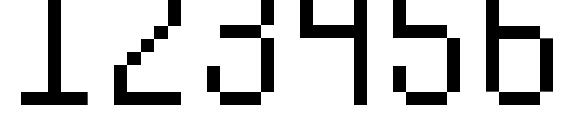 Kharon4a v01 Font, Number Fonts
