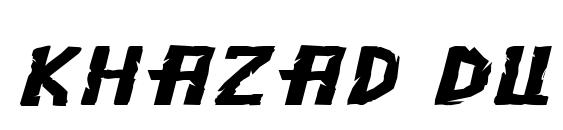 Khazad Dum Expanded Italic font, free Khazad Dum Expanded Italic font, preview Khazad Dum Expanded Italic font