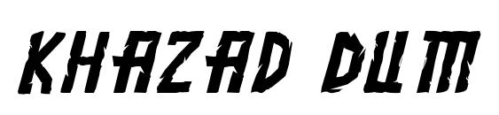 Khazad Dum Italic font, free Khazad Dum Italic font, preview Khazad Dum Italic font