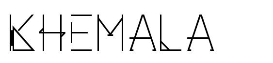 Khemala font, free Khemala font, preview Khemala font