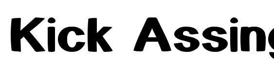 Kick Assinger font, free Kick Assinger font, preview Kick Assinger font