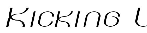 Kicking Limos font, free Kicking Limos font, preview Kicking Limos font