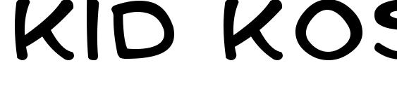 Kid Kosmic font, free Kid Kosmic font, preview Kid Kosmic font