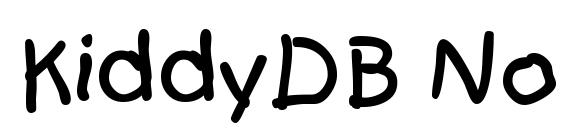 KiddyDB Normal font, free KiddyDB Normal font, preview KiddyDB Normal font