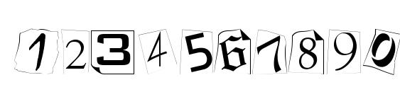 Kidnap regular Font, Number Fonts