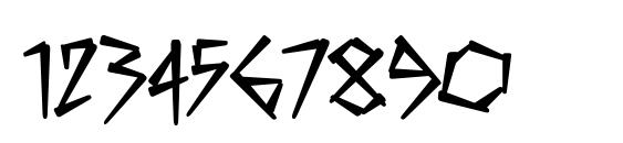 KillCrazy BB Font, Number Fonts