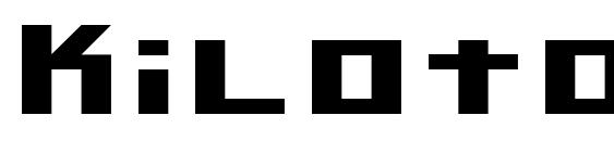 Kiloton v1.0 font, free Kiloton v1.0 font, preview Kiloton v1.0 font