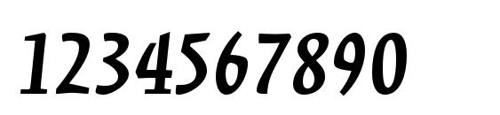 KinesisStd BoldItalic Font, Number Fonts
