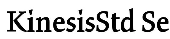 шрифт KinesisStd Semibold, бесплатный шрифт KinesisStd Semibold, предварительный просмотр шрифта KinesisStd Semibold
