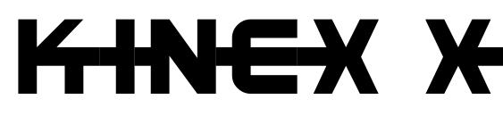 Kinex X font, free Kinex X font, preview Kinex X font