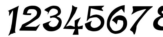 King Arthur Special Normal Font, Number Fonts