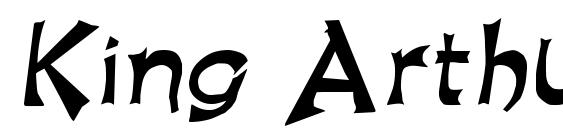 King Arthur Special Normal font, free King Arthur Special Normal font, preview King Arthur Special Normal font