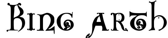 King Arthur font, free King Arthur font, preview King Arthur font