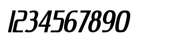 King Richard Italic Font, Number Fonts