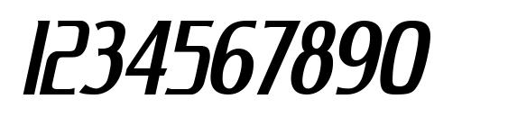 KingRichard Italic Font, Number Fonts
