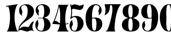 KingsrowThin Font, Number Fonts