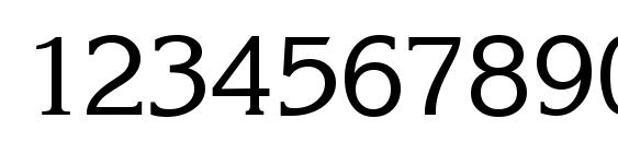 Kingston Regular Font, Number Fonts