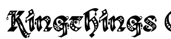 шрифт Kingthings Gothique, бесплатный шрифт Kingthings Gothique, предварительный просмотр шрифта Kingthings Gothique