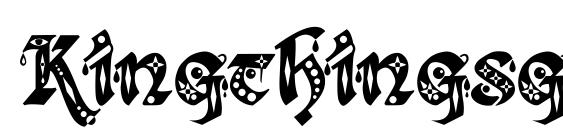 шрифт Kingthingsgothique, бесплатный шрифт Kingthingsgothique, предварительный просмотр шрифта Kingthingsgothique