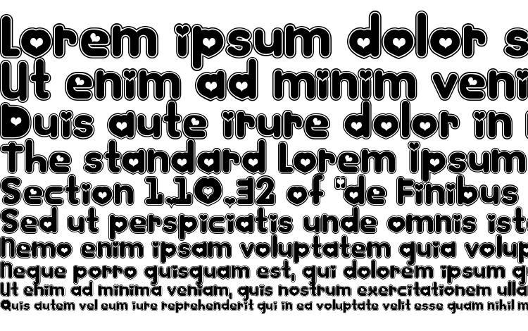 specimens Kinkie font, sample Kinkie font, an example of writing Kinkie font, review Kinkie font, preview Kinkie font, Kinkie font
