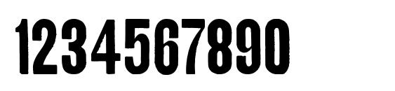 Шрифт Kipp No1, Шрифты для цифр и чисел