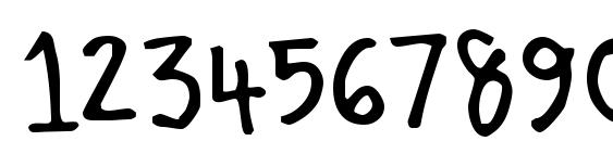 Kirby Font, Number Fonts