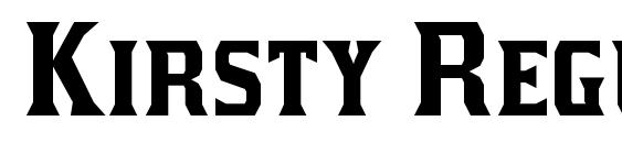 Kirsty Regular font, free Kirsty Regular font, preview Kirsty Regular font