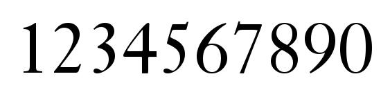 Шрифт Kis BT, Шрифты для цифр и чисел