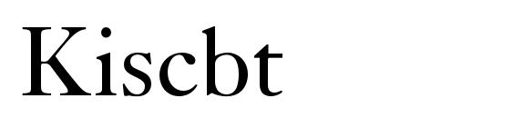 Kiscbt Font