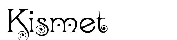 Kismet font, free Kismet font, preview Kismet font