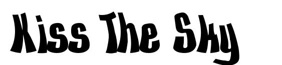Kiss The Sky font, free Kiss The Sky font, preview Kiss The Sky font