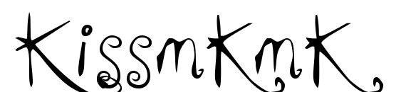 Kissmkmk font, free Kissmkmk font, preview Kissmkmk font
