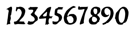 Kistycc Font, Number Fonts