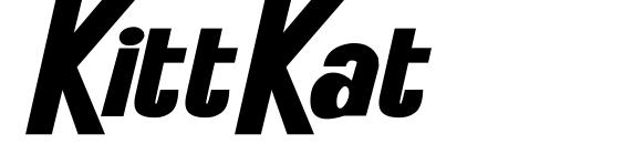 шрифт KittKat, бесплатный шрифт KittKat, предварительный просмотр шрифта KittKat