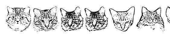 шрифт KittyPrint AOE, бесплатный шрифт KittyPrint AOE, предварительный просмотр шрифта KittyPrint AOE