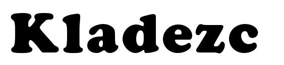 шрифт Kladezc, бесплатный шрифт Kladezc, предварительный просмотр шрифта Kladezc